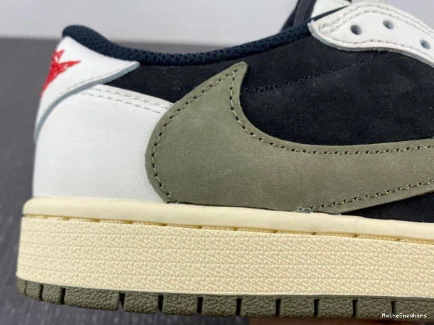 MaikeSneakers Olive 1 Low x Scott Air WMNS Travis OG Jordan DZ4137-106 0809